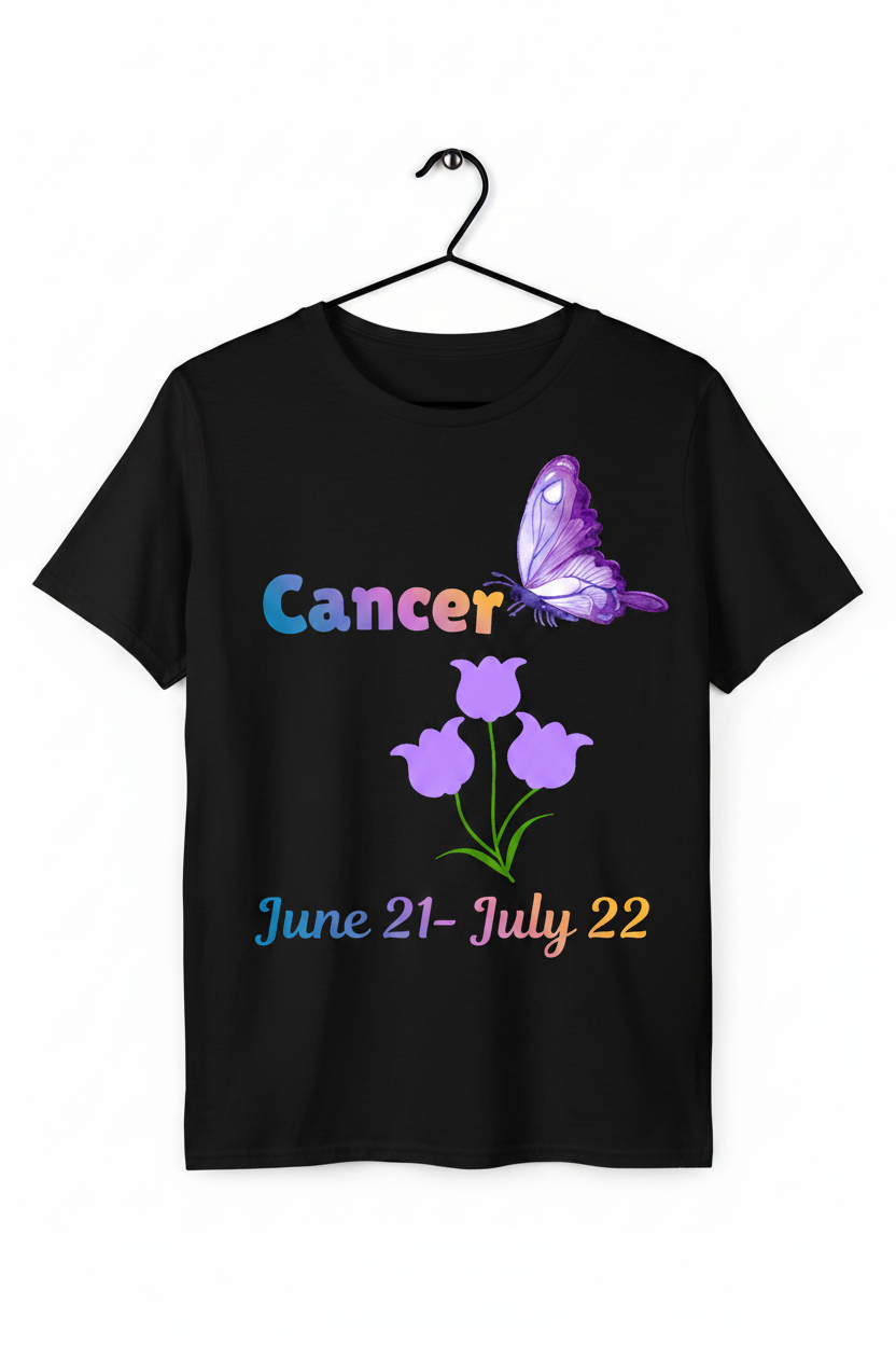 Cancer Zodiac T shirt 2