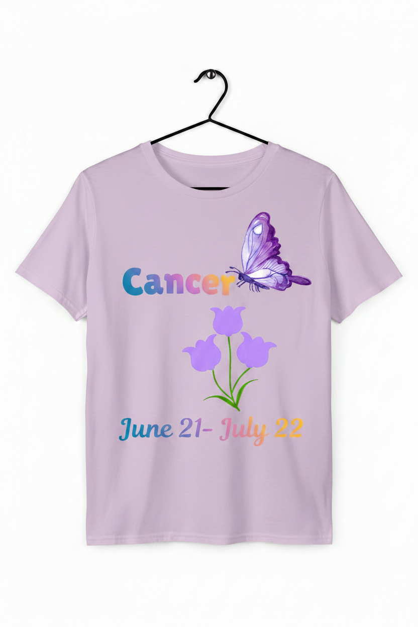 Cancer Zodiac T shirt 2