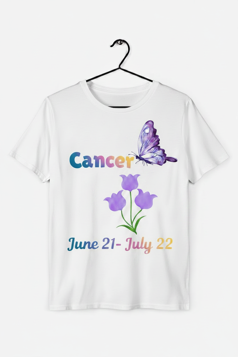 Cancer Zodiac T shirt 2