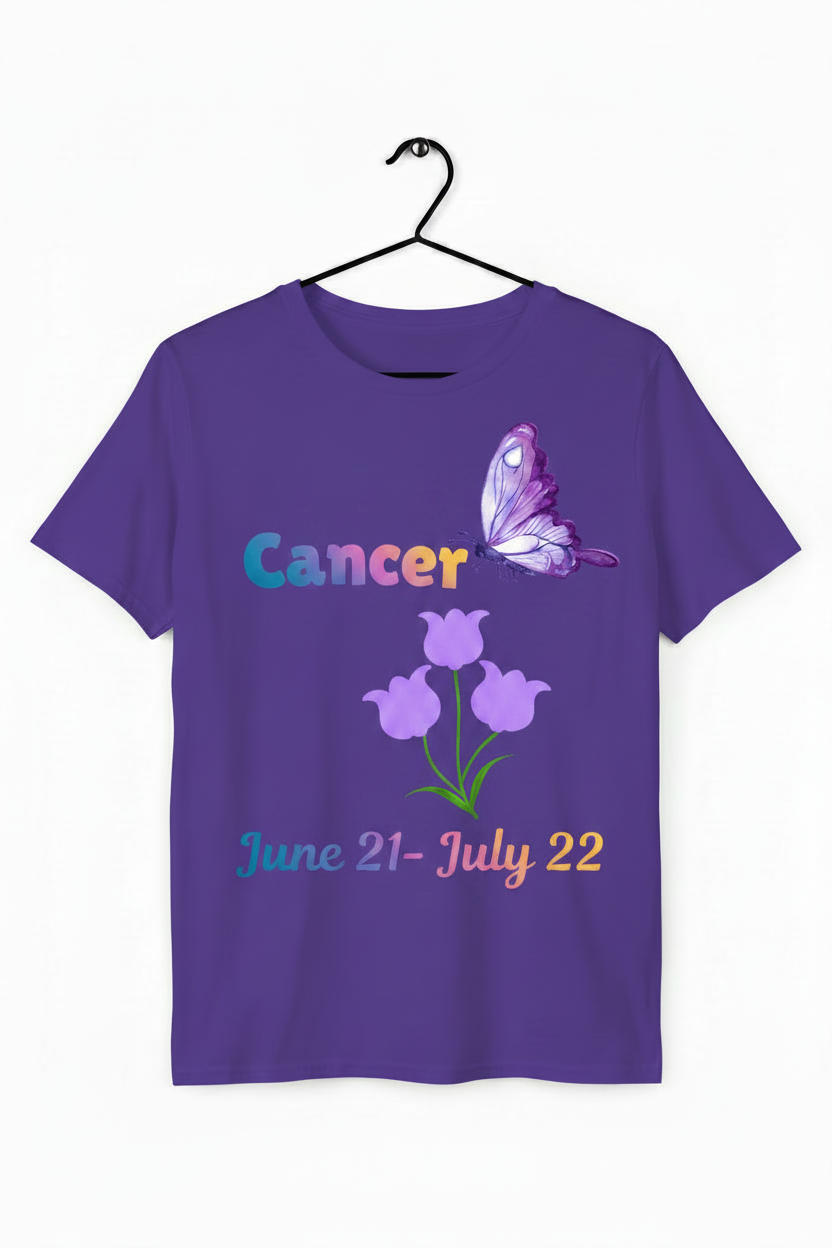 Cancer Zodiac T shirt 2