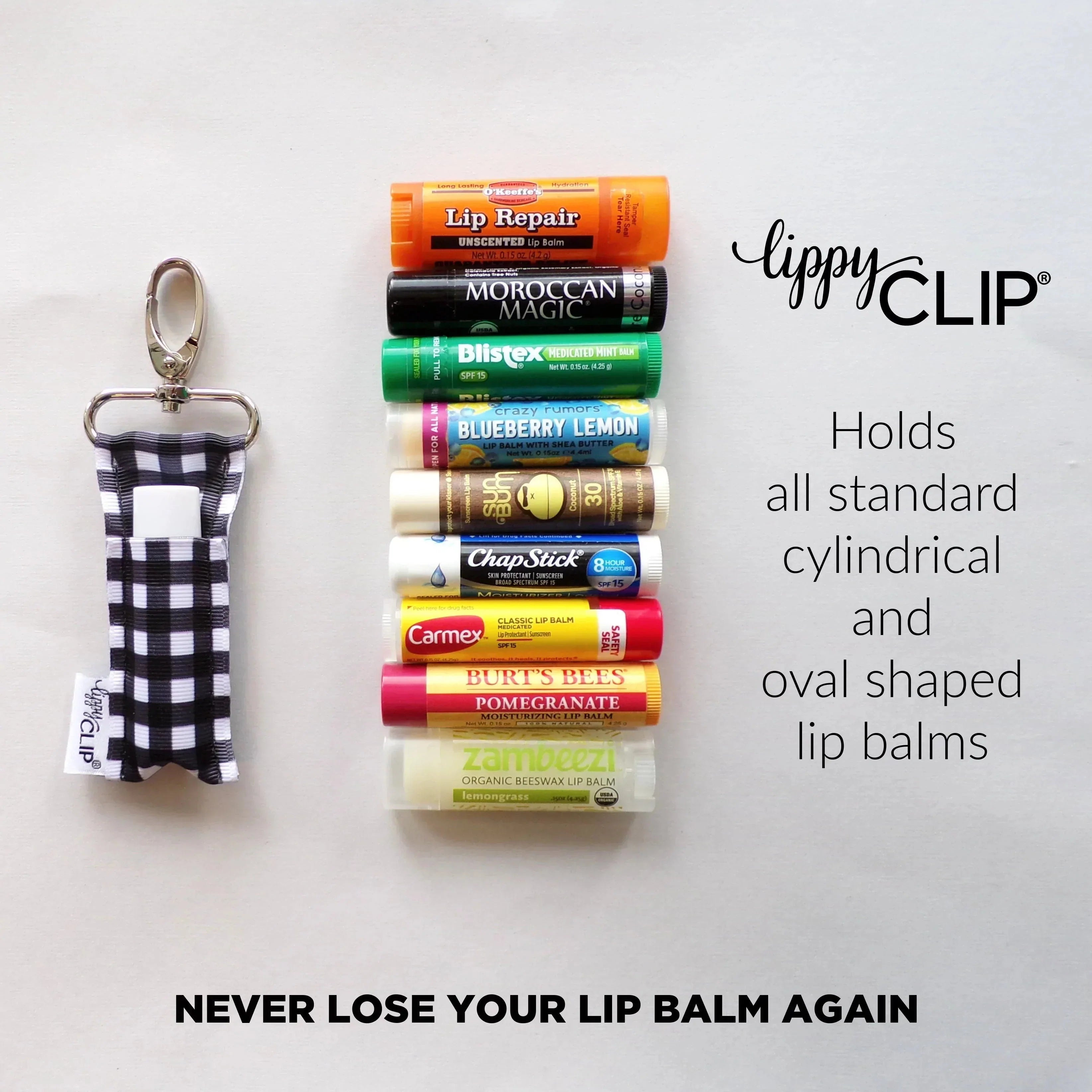 Rainbow Heart Explosion LippyClip®