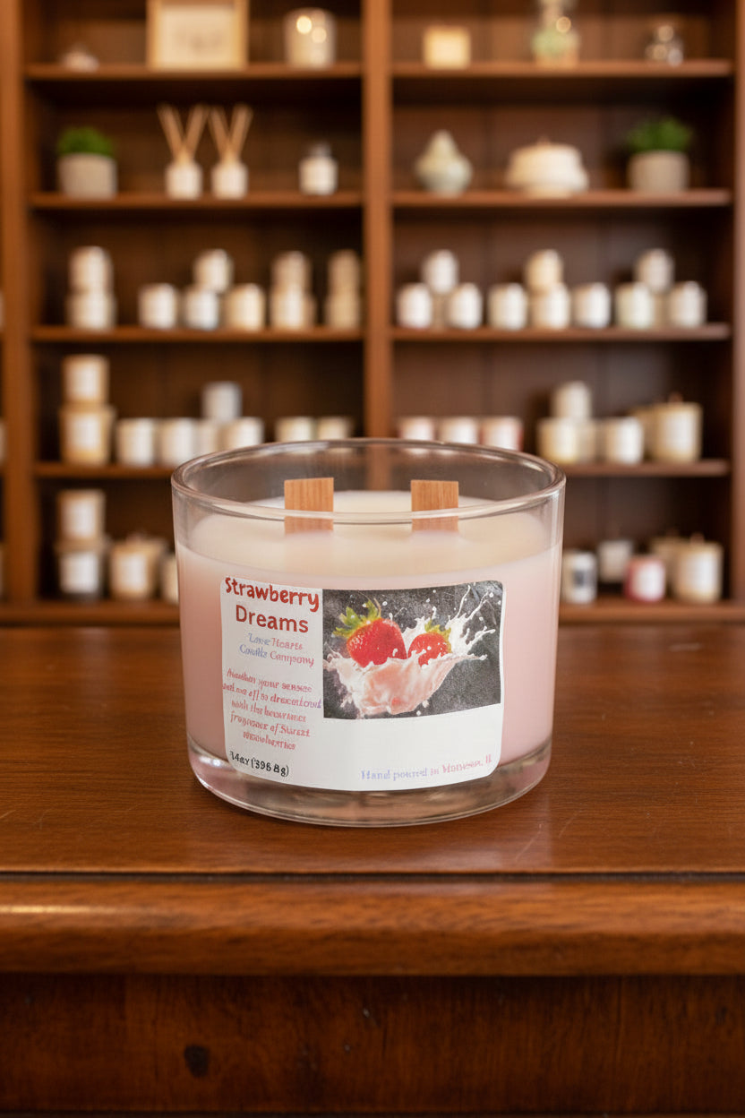 Strawberry Dreams Candle 14oz