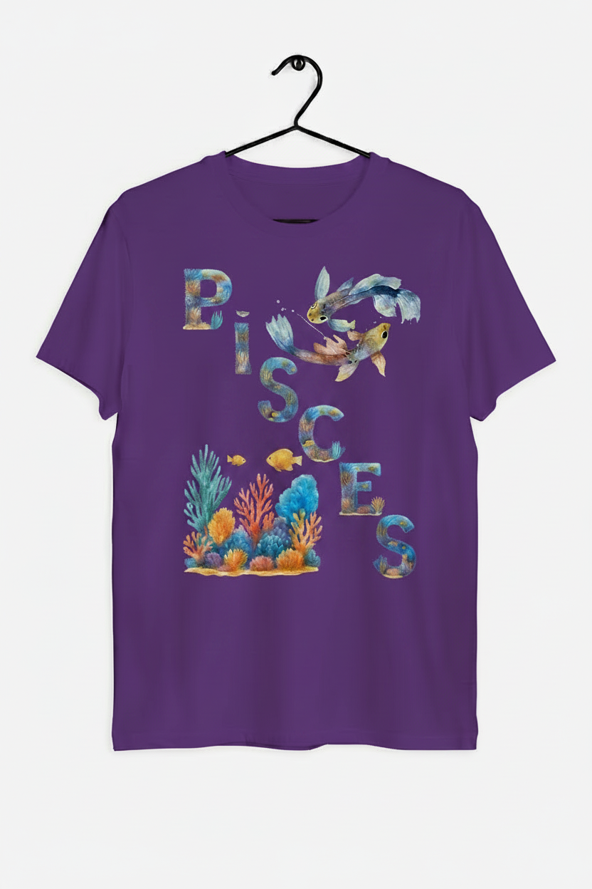 Pisces Zodiac t shirt Plus size