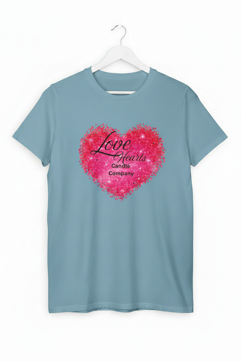 Love Hearts Candle Company tshirt