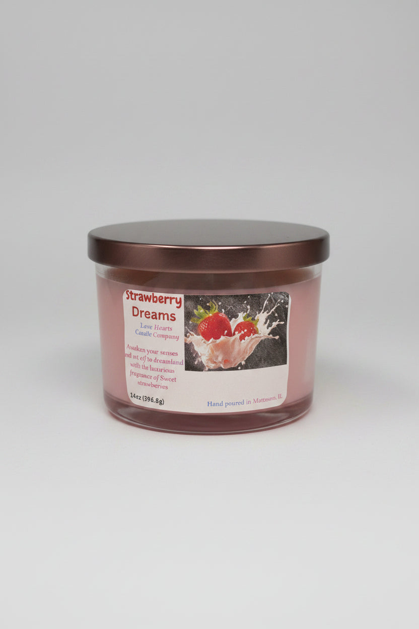 Strawberry Dreams Candle 14oz