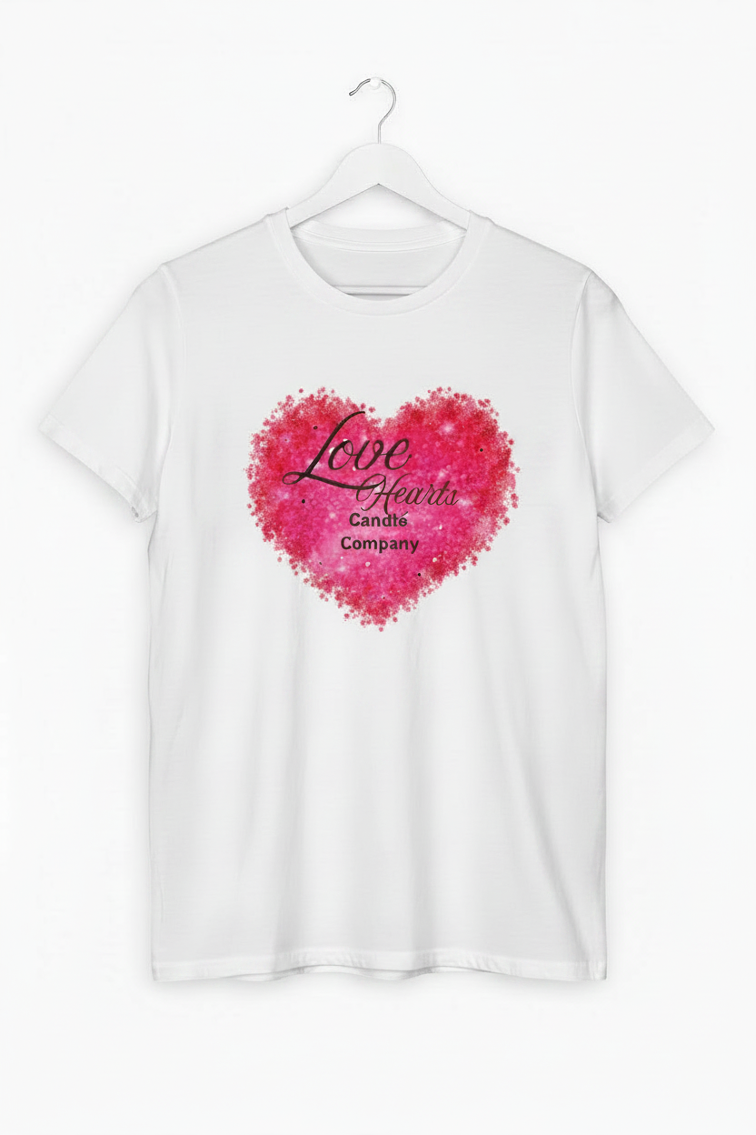 Love Hearts Candle Company tshirt