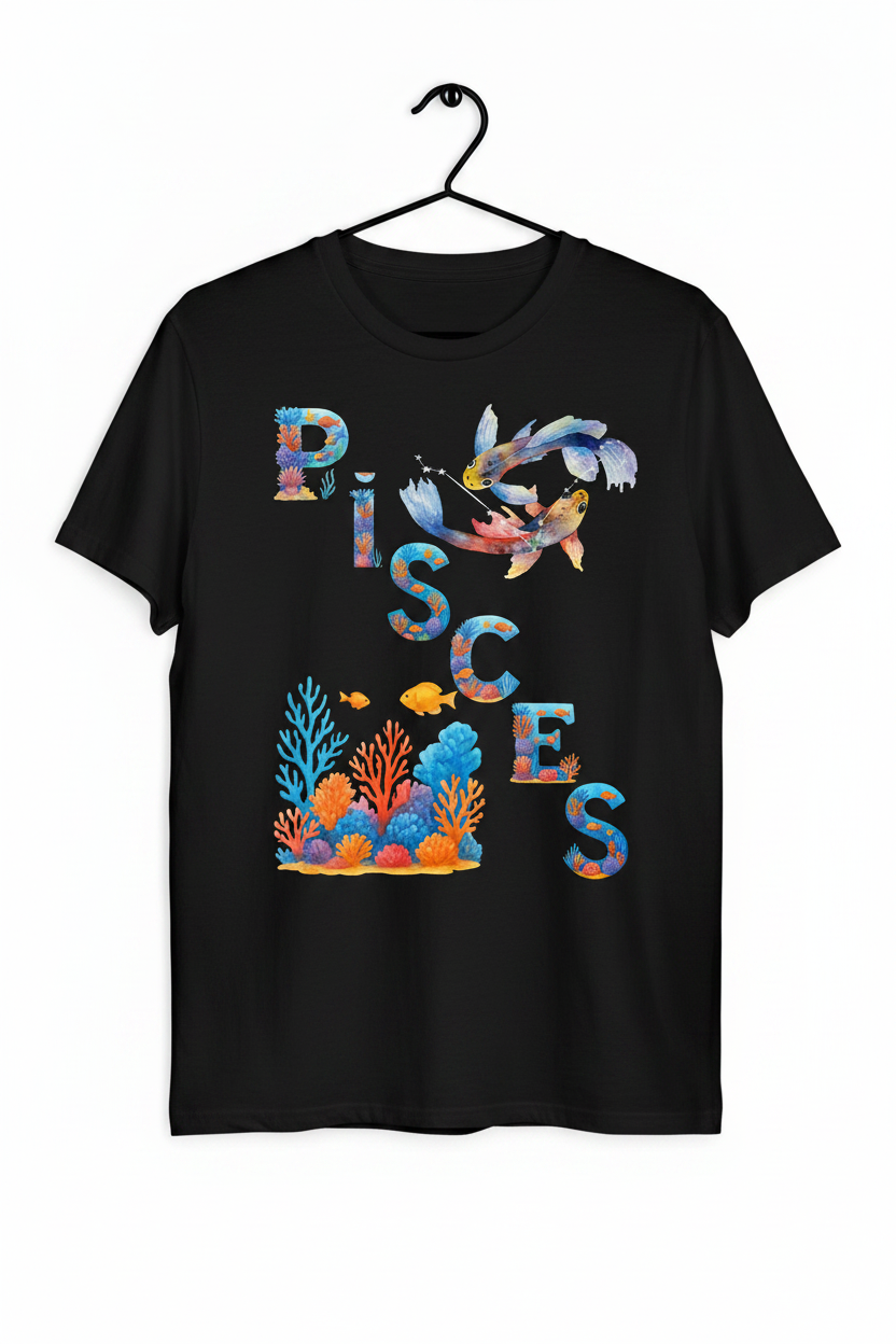 Pisces Zodiac t shirt Plus size