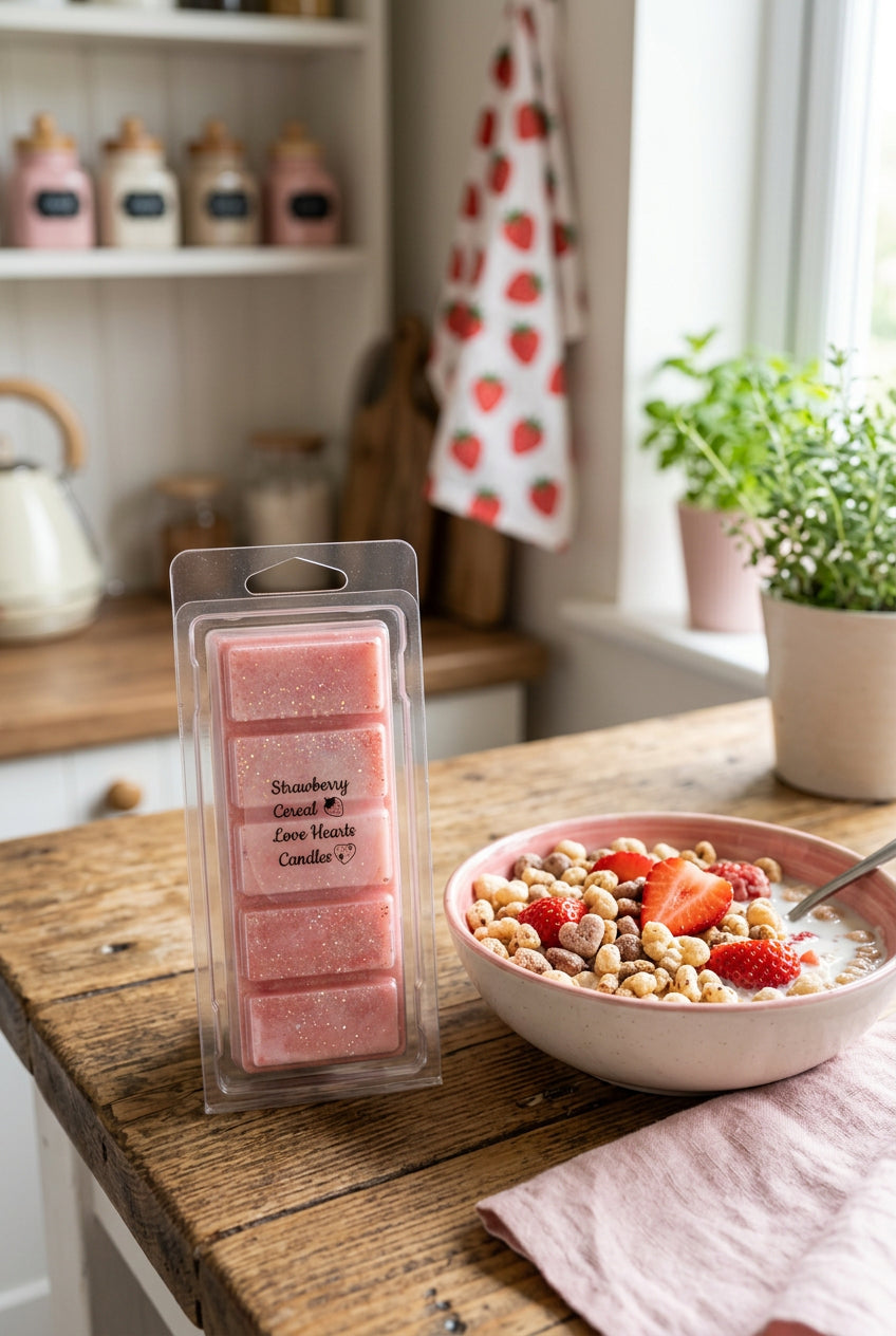 Strawberry Cereal Snap bars