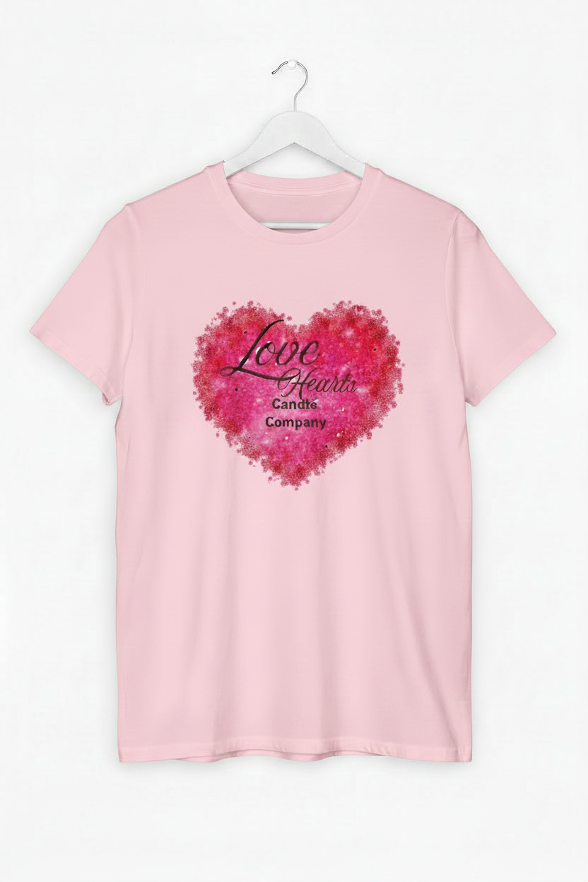 Love Hearts Candle Company tshirt