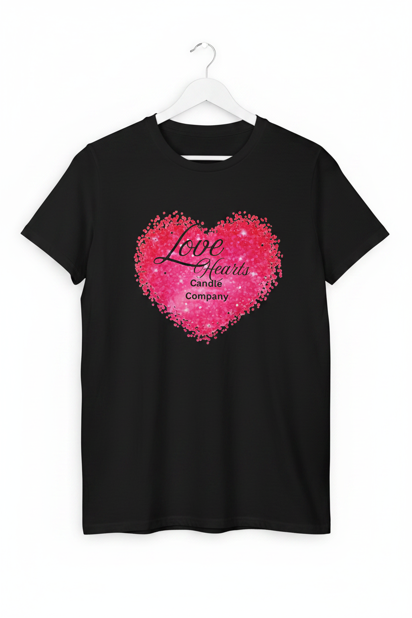 Love Hearts Candle Company tshirt