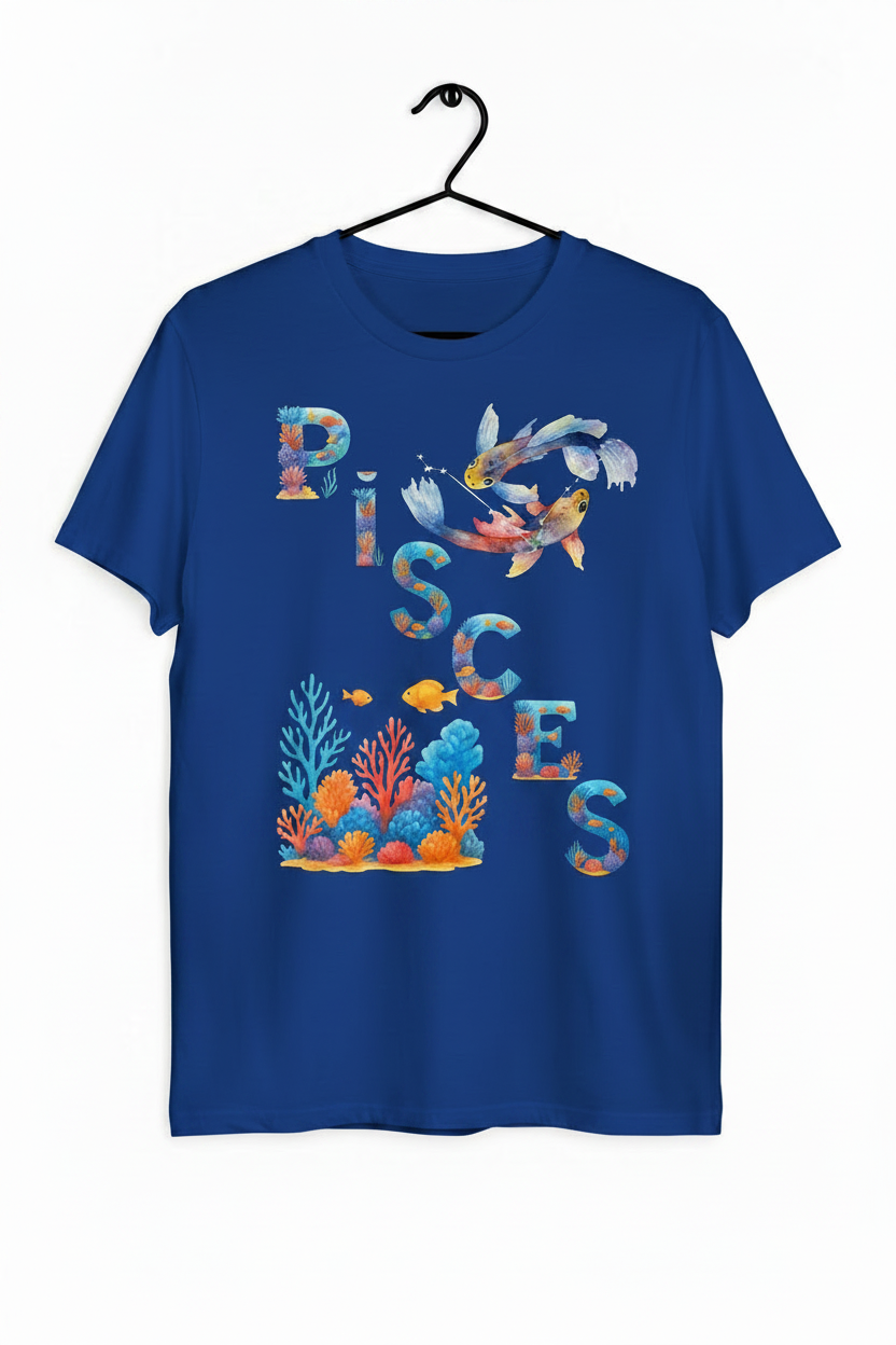 Pisces Zodiac t shirt Plus size