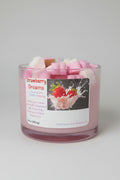 Strawberry Dreams 140z Candle with Tea Hearts 💕