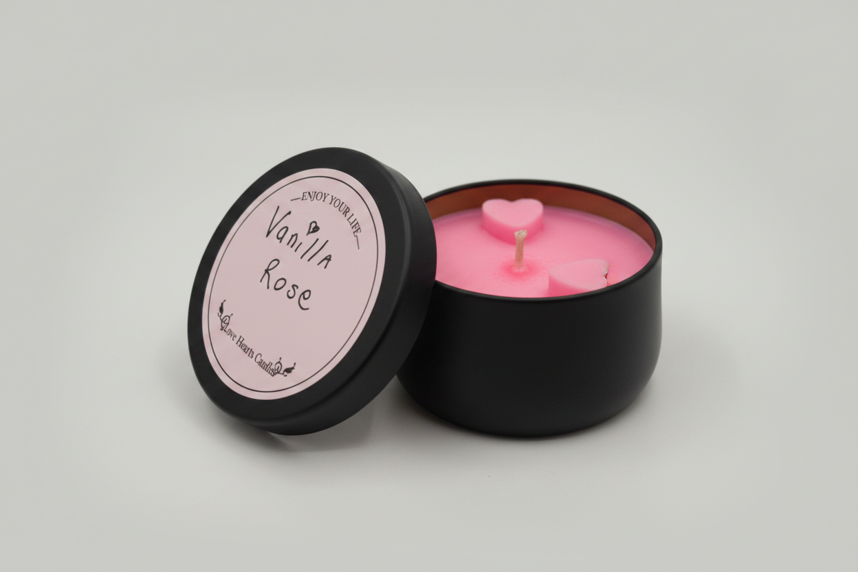 Vanilla Rose Candle 4oz